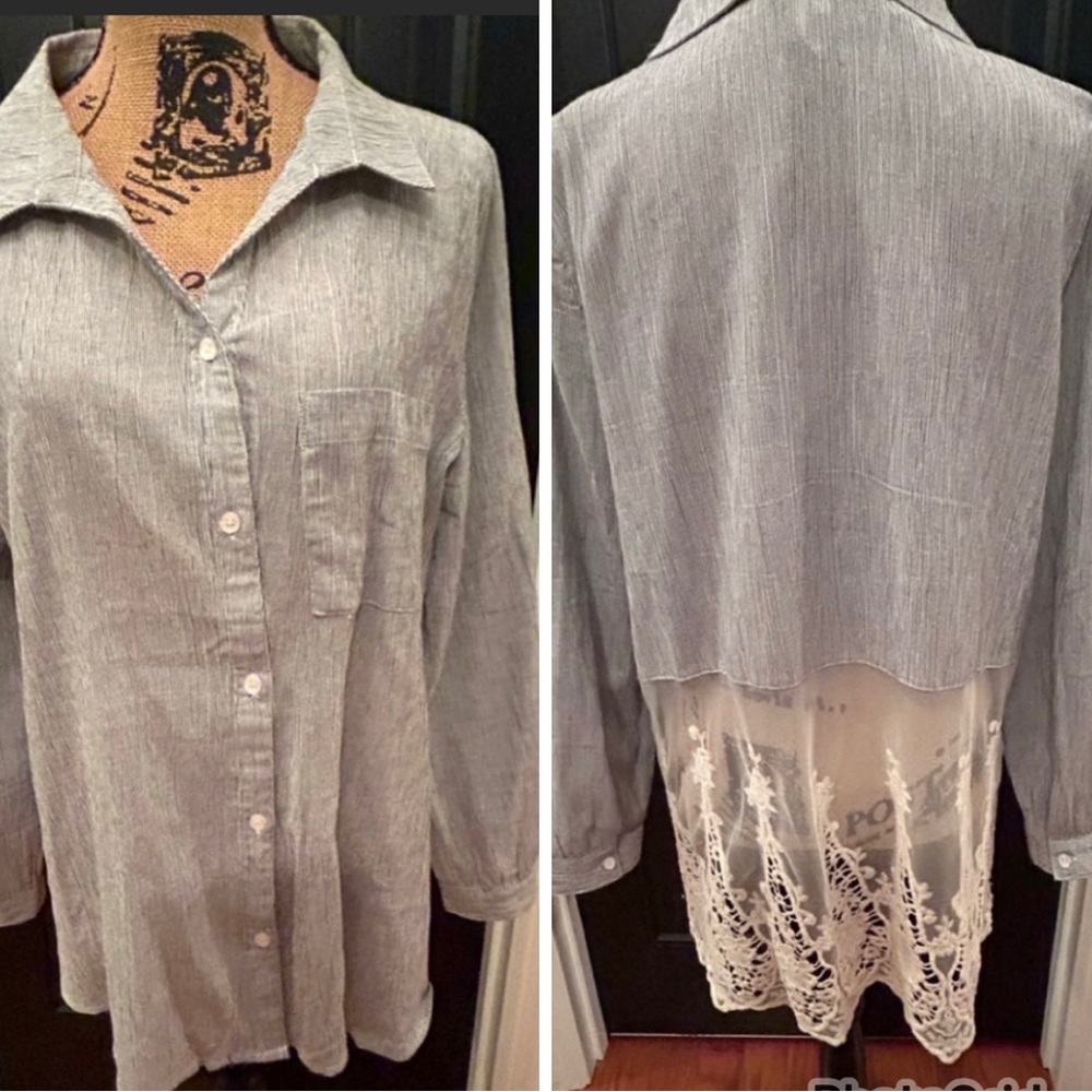 ✔️ Amazing Top Tassels N Lace Size Large